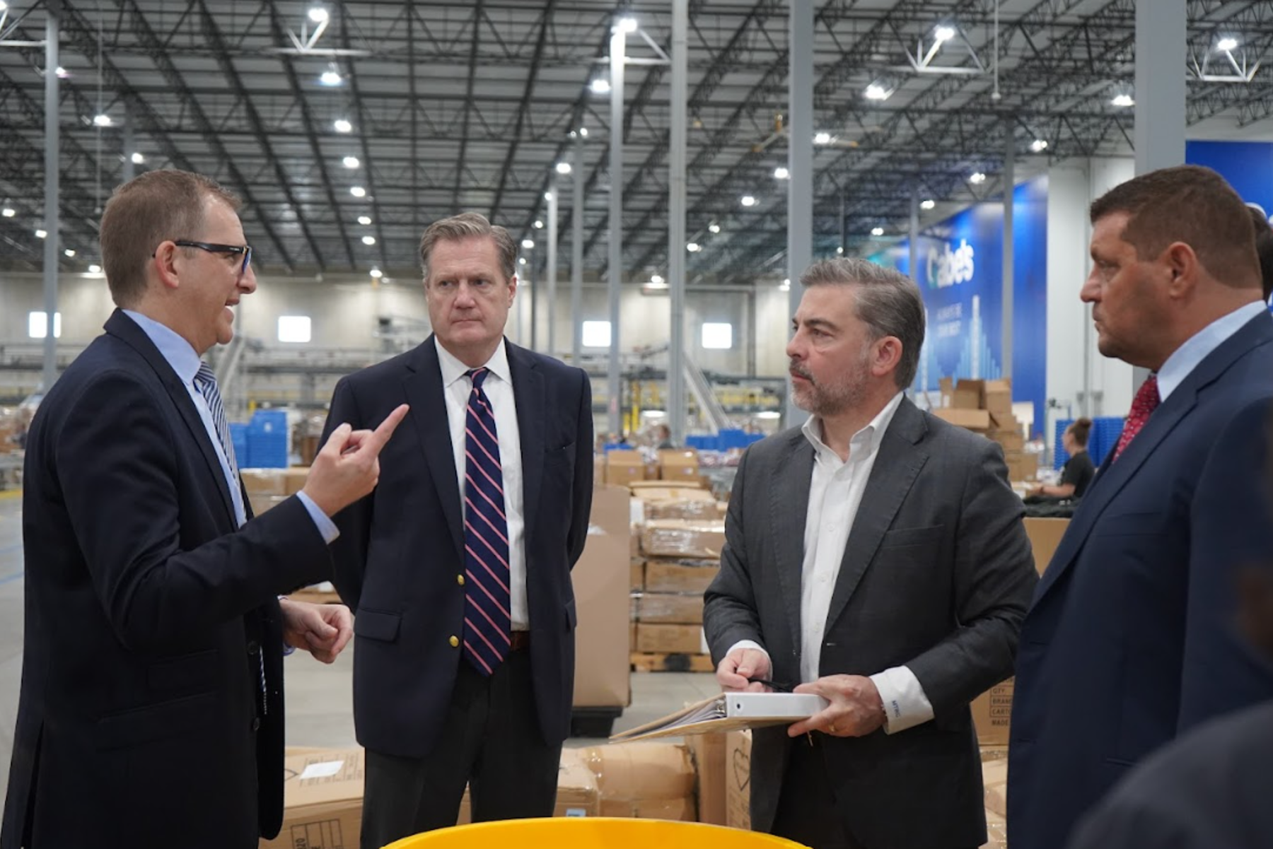 Reps. Mike Turner and Mike Carey tour Gabe's Distribution Center