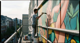 Artist painting